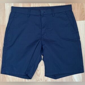 Calvin Klein Dark Blue Flat Front Shorts. Brand new — never used.